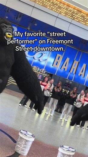 Fremont is full of performers. Just walk a few feet and there’s another. You will see everything and anything on this street. A show no matter where you look - intended or not…lol #lasvegastiktok #fremont #fremontstreetexperience @Fremont Street Experience