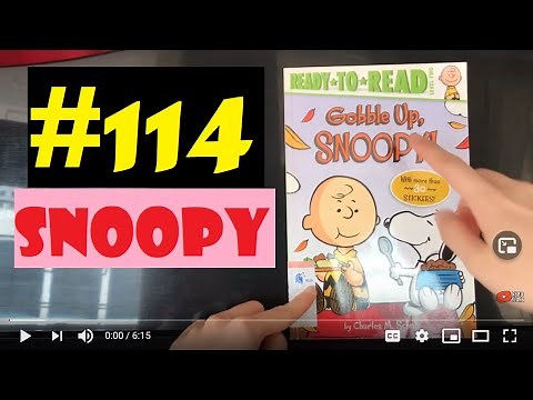 Peanuts: Gobble Up, Snoopy! | Kids Books Read Aloud