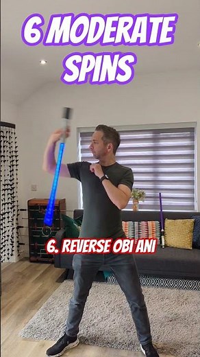 6 moderate difficulty lightsaber spin techniques
