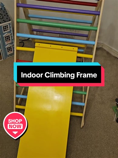 Stock clearance sale on the indoor climbing frame with slide and step! #climbingframe #indoorclimbing #sale #toddlertoys #clearancesale