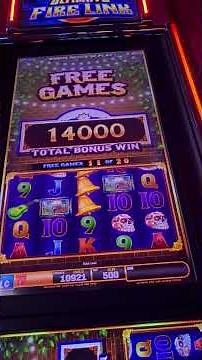 Ultimate Firelink $5 Free Games bonus w/retrigger #casino #slot #shorts #firelink #freegames