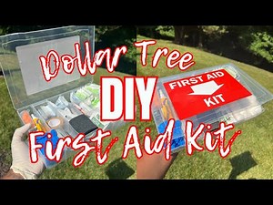 MUST HAVE Dollar Tree DIY First Aid Kit