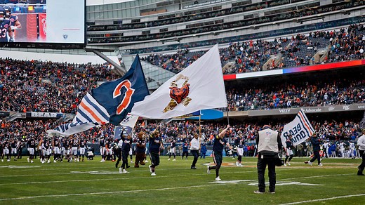 Bears celebrate Salute to Service at Soldier Field