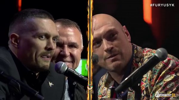 56K views · 1.5K reactions | On February 17th 2024 a new Heavyweight Undisputed Champion will be crowned. Tyson Fury, the lineal & WBC Heavyweight champion takes on Oleksandr Usyk, the IBF, WBA & WBO Unified Heavyweight Champion. Here's how their launch press conference went... | Frank Warren | Facebook