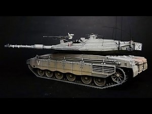 Painting the Hobbyboss 1/72 Merkava Mk IV