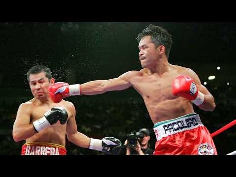 Speed, Power & Aggression on Full Display! | Manny Pacquiao DOMINATES Marco Antonio Barrera Again