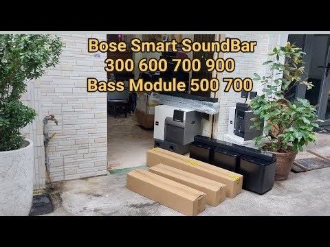 14/12/25 Bose Smart SoundBar 300 600 700 900 Bose Bass Module 500 700