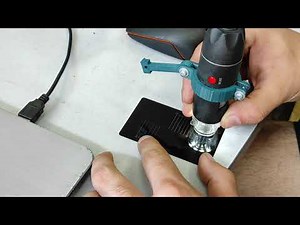 How to focus the laser using a Lightburn software tool and a digital microscope