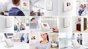 Classe 100 is the range of audio and video internal units, handsfree and with handset, suitable for diffrent types of installation: wall mounted, flush mounted, with swivel display, with side-by-side hanset and table-top mounted. A perfect integrstion in all types of decors thank to its minimalist, discrete and elegant design. Main Features: White Finish, glass effect Reduced thickness Maximum installation and function flexibility Wall mounted installation using the bracket (supplied as standard