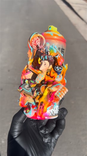 Mr Mars Studios on Instagram: "🍲🐭💥 Just finished this Kustom “ORDERS UP” BOMBER can for a new collector! 🍝🍝🍝 . It was fun putting in all the crazy details for all the added spice. 🫠 . DM me if you’d like to get a custom made! I have a few spots open atm and love bringing crazy ideas to life ✊🤘"