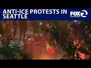 LIVE🔴: Clashes with police at Los Angeles ICE protests | KTVU