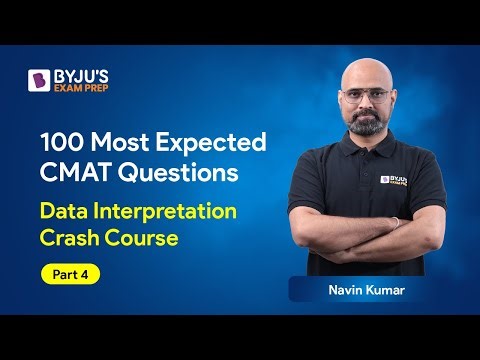 100 Most Expected CMAT DI Questions | CMAT 2023 Preparation | CMAT Data Interpretation | Part 4