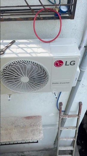 1 Ton Lg Dual Inverter Airconditioner installation #accircuits