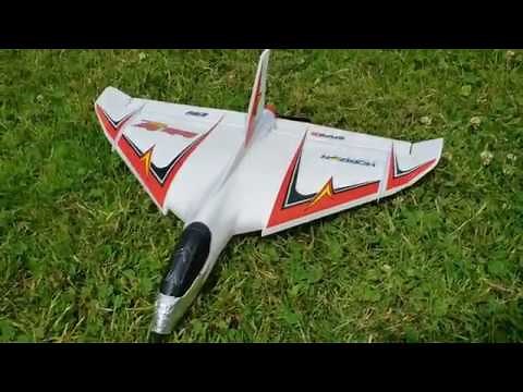 E-Flite Delta Ray One RC Plane - Review and Flight Video