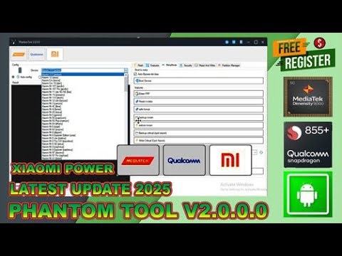 Big Update Phantom Tool v2.0.0.0 - 2026 | Powerful Multi-Brand Android Service Tool Used