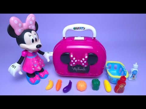Disney Minnie Mouse Mini Kitchen Set Satisfying with Unboxing Compilation Toys ASMR #696