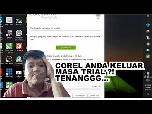 GAMPANG!! cara mengatasi corel draw x7 habis masa trial..