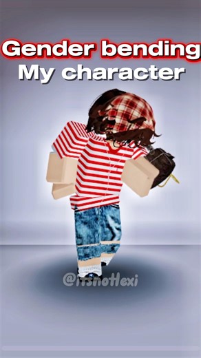 Gender bending my character in Roblox.. #roblox#robloxedit#relatable#pov#fyp#shorts