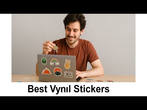 🎨 PAPERVISUAL Premium Vinyl Sticker Paper for Inkjet and Laser Printer | Best Vynle Stickers 🖨️
