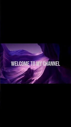 Welcome to My Channel Template | YouTube Intro Template | Free Editing Template