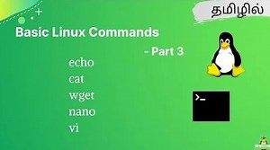 #3 Basic Linux commands in tamil(Part-3)