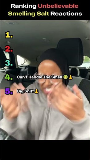 Ranking Unbelievable Smelling Salt Reactions #viralclips #funny