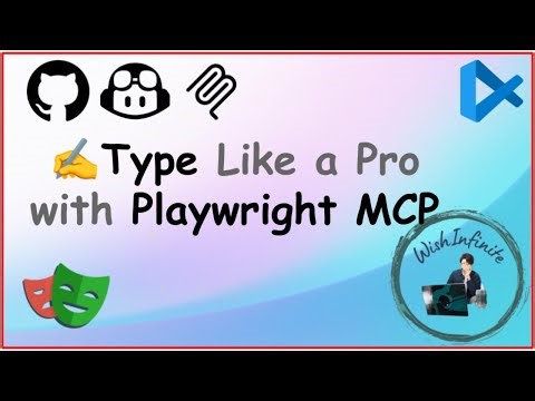 🚀 Playwright MCP Server Tutorial | Type into Elements with AI + GitHub Copilot 🚀