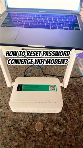 How to reset password of converge 2026 router. ZTE WIFI 6 Modem