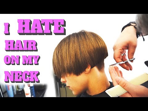 UNIQUE HAIRCUT - SUPER SHORT MICRO BOB WITH UNDERCUT