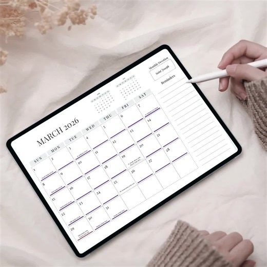 Liturgical Calendar 2026 | Catholic Monthly Planner - Etsy Canada