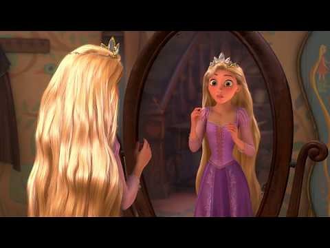 Tangled(HD-1080) - Rapunzel asks Gothel once again to leave tower but Gothel becomes angry #007