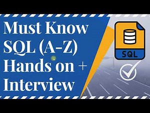 1. SQL Tutorial For Beginners | SQL Basics For Beginners | Learn SQL Fundamentals