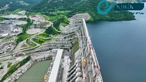 #Abay The Grand Ethiopian Renaissance Dam (GERD) is a major hydroelectric dam project on the Blue Nile River in Ethiopia, near the border with Sudan. Once completed, it will be the largest hydroelectric power plant in Africa, with a capacity of 6,450 megawatts (MW). | Muraad Kaliil
