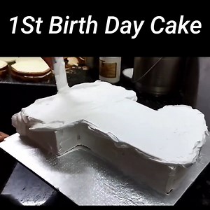 3.5M views · 10K reactions | One Number Cake Kaishe Cutting kare |One Number Cake Kaishe banaye | Sunil Cake | Sunil Cake Master | Facebook