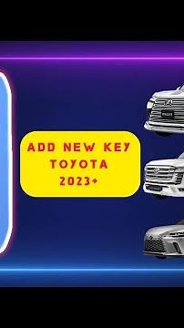 «STL v1.0» Emergency start + Add new keys for Toyota/Lexus 2023+. Key programmer Toyota.