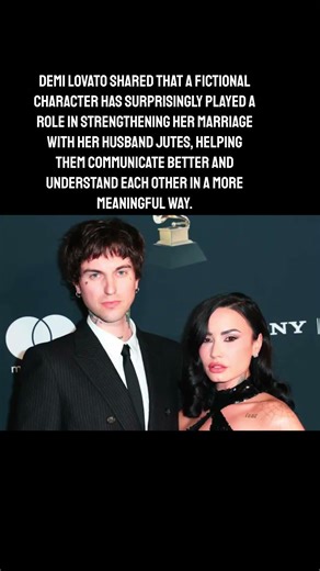 Demi Lovato Reveals the Fictional Character Helping Her Marriage #DemiLovato #Jutes