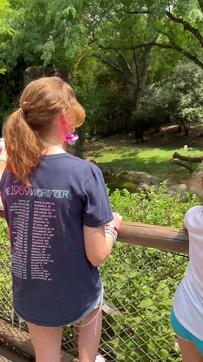 Tommy T & the Swifties! $13 admission at the Zoo through 7/2! 😻 DYK: The fastest animal on land, the cheetah can reach speeds up to 70 miles per hour over short distances. #cincytstheeras #tstheerastour #cincinnatizoo #cat #cheetah