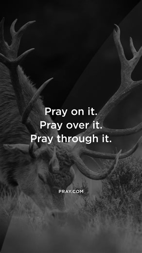 Facing a decision? Pray on it (ask for wisdom) Pray over it (surrender outcomes) Pray through it (walk in faith) ✅ Save this 3-step guide and share with a friend 🙏 ➡️ Follow @pray for daily prayers | pray.com