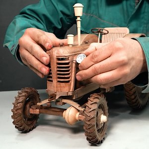858K views · 8.1K reactions | DIY mini wooden tractor - ASMR edition! | MetDaan Fashion | Facebook