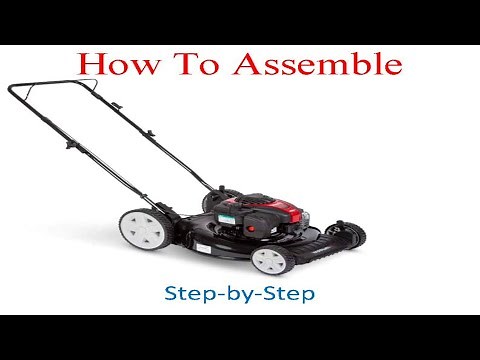 How to assemble Murray 21 in. Briggs & Stratton 2-in-1 High Wheel Lawn Mower