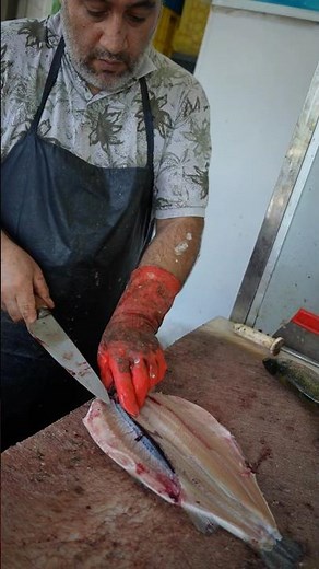 Filleting a Farmed Trout at a Local Fish Market – Step-by-Step