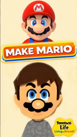 Make Mario in Tomodachi Life: Living The Dream. Full tutorial 👇 https://youtu.be/bkUsx2ZfAhU