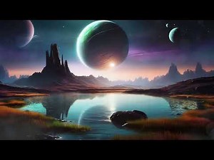 Alien Planet Nature Ambience | Peace 🌬️