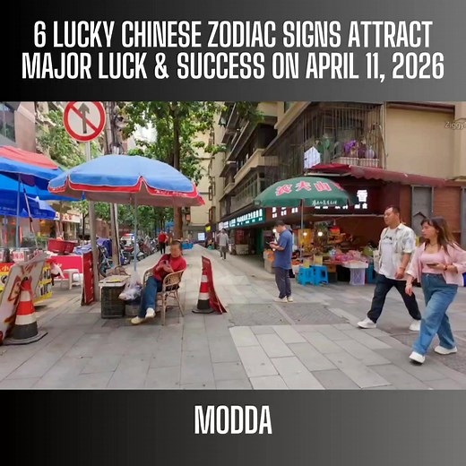6 Lucky Chinese Zodiac Signs on April 11, 2026
