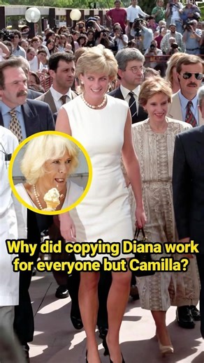 Why did copying Diana work for everyone but Camilla?#celebrity #queencamilla #princessdiana #trump