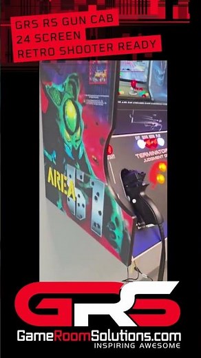 RS Tabletop Gun Cabinet – RetroShooter Ready | Fits 24″ Monitor