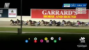 Jess Tubbs and Greg Sugars' gun three-year-old Fighter Command tuned up for the TAB Eureka with a narrow but gutsy win in the Legend Gammalite Pace. | Harness Racing Victoria