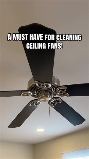 the easiest way to clean your ceiling fan hands down