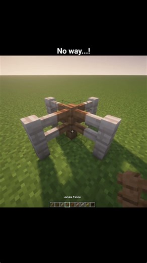 Nether brick fence hits different 💀 (World's Smallest Violin) #minecraft #shorts