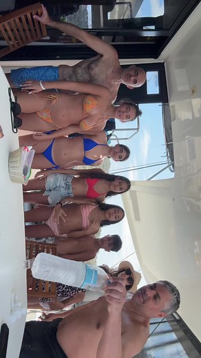 Boat Party Fun: Colorful Bikinis and Summer Vibes